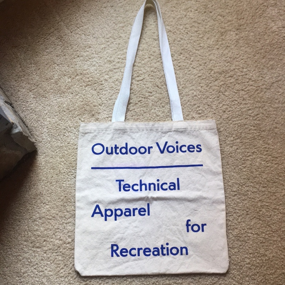 Outdoor Voices Signature Tote Bag